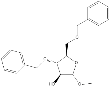 methyl 3,5-di-O-benzyl-α-D-arabinofuranoside
